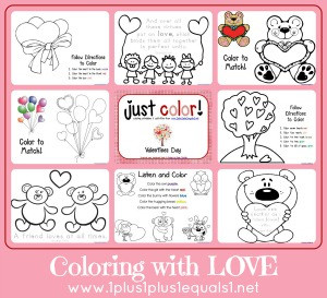 just added a new Valentines Day Coloring set!