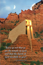 ... Cross in Sedona, AZ photo with Bible quotes by Margaret L. Jackson
