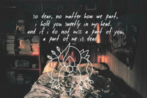 Lyrics from the awsome band La Dispute!