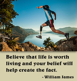 Thoughtful quote by William James