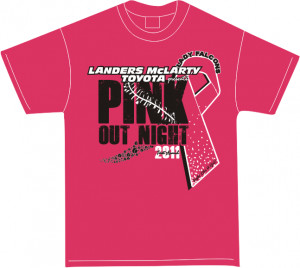 Pink Out Night 2011 t-shirt