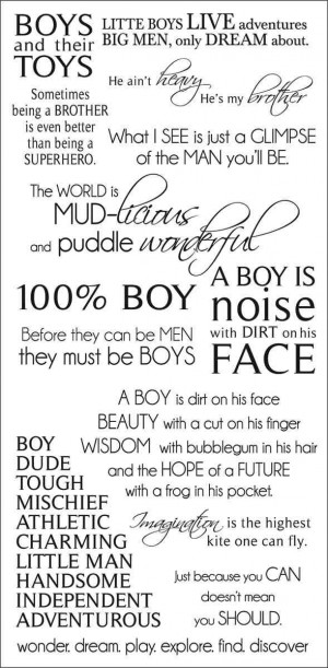 Boys Rub-On Quotes 471429