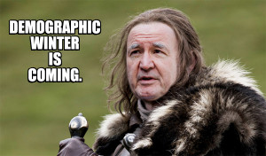 image of Pat Buchanan as Ned Stark from Game of Thones, saying ...