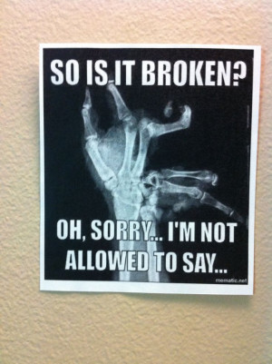 Radiology humor: Radtech