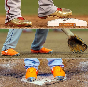 ... Game Cleats 2012 - Bryce Harper, David Wright, Melky Cabrera Cleats