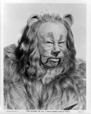 The Wizard of Oz A Rare Photo Of The Cowardly Lion