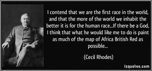More Cecil Rhodes Quotes