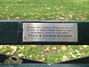 Quite a few benches make us stop and remember 9/11.