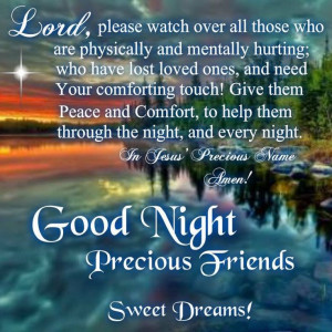 Good Night Pray Friends