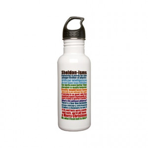 ... Big Bang Water Bottles > Sheldon Quotes Stainless Water Bottle 0.6L
