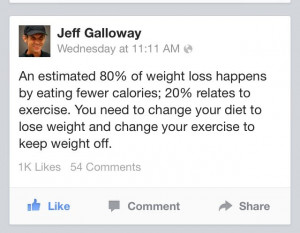 This quote is combing from the great Jeff Galloway. Very very true!