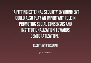 ... social consensus and institutionalization towards democratization