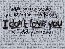 famous last words :D by chemicalpyon