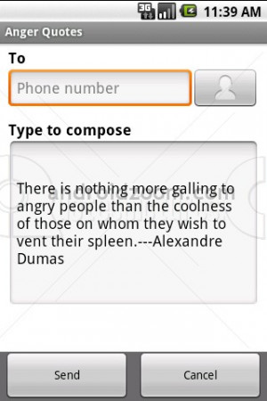 There is Nothing Mote Galling to Angry ~ Anger Quote