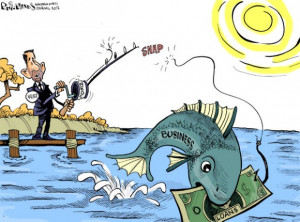 Got Anything Better Fishing Cartoon