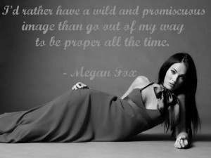 Megan Fox (I) on IMDb: Movies, TV, Celebs, and more. She has a quote ...
