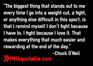 ... that much easier and rewarding at the end of the day chuck o neil