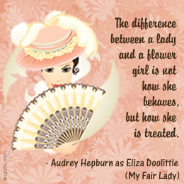 Eliza Doolittle quote