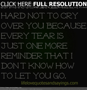 Life Quotes Dont Cry Beacause Over Read More Quote In Simple Theme ...