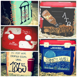 Fraternity mountain weekend cooler