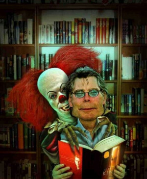 PennyWise & Stephen King: Worth Reading, Stephen King Book, This Man ...