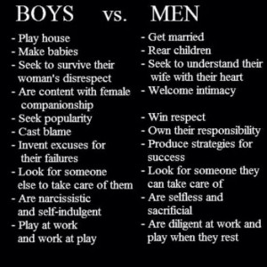 Boys vs. Men