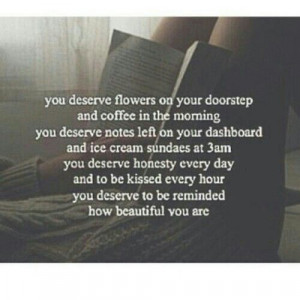 you deserve