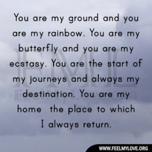 you are my ground and you are my rainbow you are my