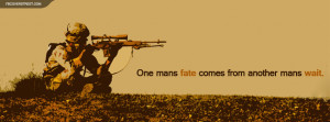 sniper one mans fate quote sniper the only thing i feel quote