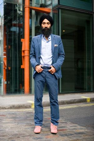 urbanemenswear:We love seeing Waris Ahluwalia wearing spring colors ...