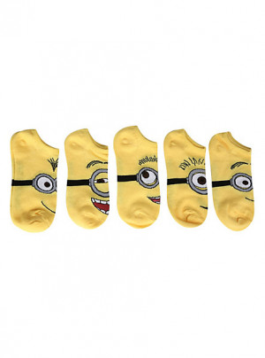 Despicable Me 2 Minion No-Show Socks 5 Pair SKU : 10082934 $14.50 $10 ...