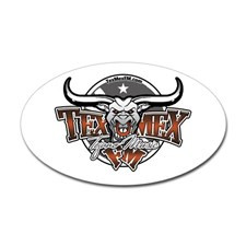 Tejano Music Oval Sticker for