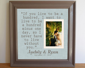 ... Wedding Gift Framed - personalized frame - Wedding frame - quote frame