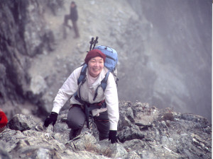 Top class: Junko Tabei pictured climbing a rock face during her 2008 ...