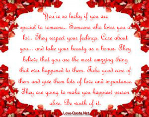 They respect your feelings Care about you and take your beauty as a ...