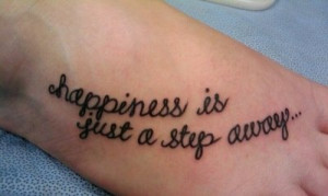 foot tattoo, happiness, molly, step, tattoo