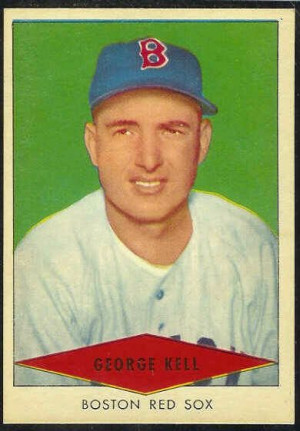 1954 Red Heart - George Kell (Red Sox) Baseball cards value