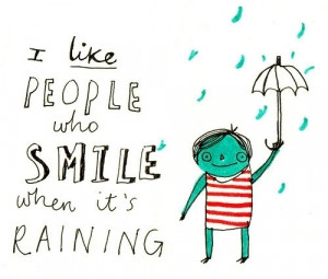 When I was younger I remember seeing two drops of rain rolling down ...