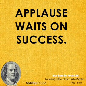 Benjamin Franklin Success Quotes