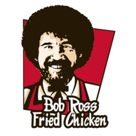 Bob Ross Fried Chicken t-shirts and hoodies.