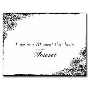 Vintage Style Love Quote Save the Date Postcards