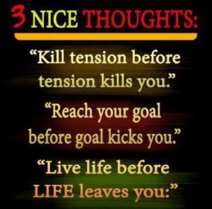 Nice thoughts of life