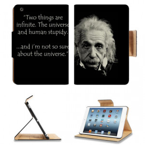 Albert Einstein Famous Universe Quote Apple Ipad Mini Flip Case Stand ...