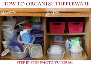 These 5 easy steps have kept my tupperware cupboard organized, even ...