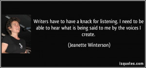 More Jeanette Winterson Quotes