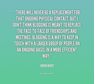 quote Indra Nooyi there will never be a replacement for 223280 png