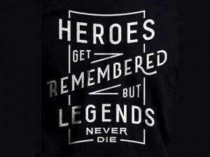Difference between heroes and legends