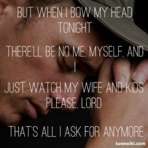 All I Ask For Anymore ~ Trace Adkins