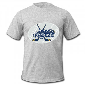 Male 100% Cotton T-Shirt Ice Hockey Logo Pic4 fun Camp quotes Tee ...