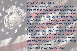 marine wife prayer